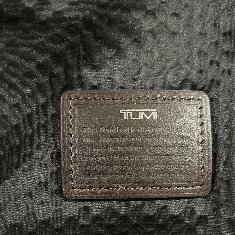TUMI Alpha Bravo Beale Black and Brown Crossbody Bag - Picture 5 of 16